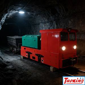 électrique 5ton <span class=keywords><strong>Locomotive</strong></span> industrielle alimenté<span class=keywords><strong>e</strong></span> par batterie pour la construction de tunnels L'exploitation minière au fond - Product Image 4