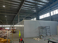 Système d'entrepôt frigorifique industriel, équipement de congélation modulaire, congélateur walk-in, Copeland/Frascold/Sanyo, conception et installation sur mesure
