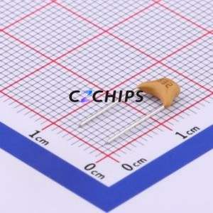 ตัวเก็บประจุเซรามิกแบบโมโนลิธิก (MLCC) รุ่น CT4-0805B332K500F3 แบบ Through-Hole, ระยะขา P=5.08 มม., ความจุ 3.3nF, ค่าความคลาดเคลื่อน 10%, แรงดัน 50V, ความต้านทาน X7R - Product Image 1