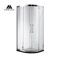 Cabine de douche vapeur de luxe Mars Villa Ce avec portes coulissantes en aluminium, jets de massage, radio FM, Bluetooth, grande capacité pour deux personnes, utilisation hôtelière, douce et confortable