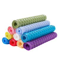 Alfombra de Baño Antideslizante de PVC Fabricada en Fábrica con Masaje para Pies y Drenaje Rápido