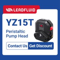 Nouvelle tête de pompe péristaltique de fluide de plomb de conception YZ15T