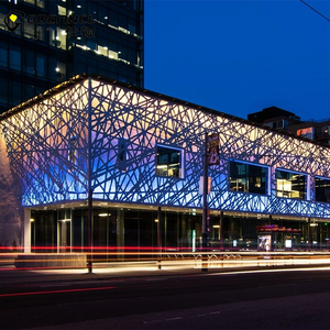 Hiện đại sang trọng nhôm laser cắt tấm cho bên ngoài bức tường ốp mới tùy chỉnh thiết kế mặt tiền trang trí kiến trúc - Product Image 2