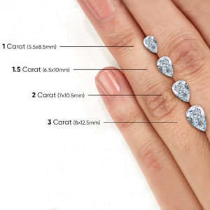 ATTAGEMS Best Selling VVS-SI1 0.1ct-0.4ct IGI <strong>GIA</strong> <strong>Certified</strong> <strong>Loose</strong> <strong>Diamonds</strong> Pear Cut Lab Created Grown <strong>Diamonds</strong> - Product Image 2