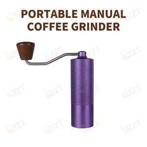 Moulin à café manuel portable en acier inoxydable à <span class=keywords><strong>prix</strong></span> d'usine avec meule de 44 mm à 7 étoiles pour usage domestique, expresso et <span class=keywords><strong>moka</strong></span> - Product Image 2