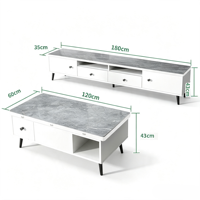 Table basse relevable de luxe, table à manger convertible multifonctionnelle, table pliable 2-en-1 pour salon