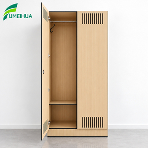 Casier en stratifié compact HPL phénolique au design moderne, imitation bois, étanche, ignifuge et résistant aux rayures pour salle de sport et école - Product Image 2