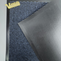 Tapis de sol moderne en polyester modifié à poils coupés, pour extérieur, entrée, antidérapant, avec support en PVC, imperméable et lavable pour la maison