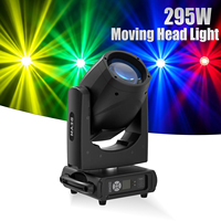 Projecteur mobile Sharpy 14R 295W à double prisme, roue RGBW, activé par le son, DMX512, stroboscope pour DJ, discothèque, soirée, scène, vente en gros