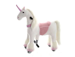 Unicorno Cavalcabile Giocattolo Meccanico <span class=keywords><strong>Peluche</strong></span> <span class=keywords><strong>Cavallo</strong></span> Giocattolo - Product Image 2