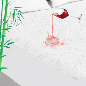 Bamboe Jacquard Matrasbeschermer Waterbestendige En Koelende Waterdichte Matrashoezen Voor Bescherming Tegen Bedwantsen - Product Image 2