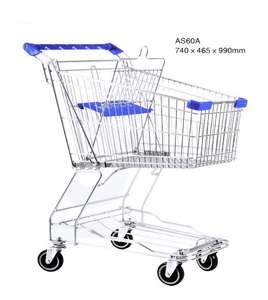 सुपरमार्केट के लिए एशिया शैली धातु शॉपिंग कार्ट और शॉपिंग ट्रॉली - Product Image 6