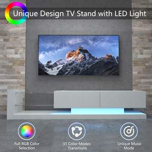 ตู้เก็บของแผงควบคุม MDF รีโมทคอนโทรลไฟ LED RGB ดูหรูหราปรับได้31โหมด - Product Image 4