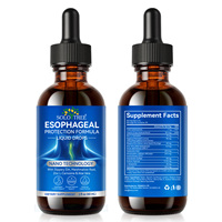 SOLOTREE Suplemento Líquido en Gotas para la Protección Esofágica con Etiqueta Personalizada, Bienestar Mucoso, Nanotecnología, Olmo Resbaladizo, Aloe Vera, 60ml