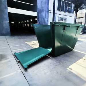 Çöp tenekesi çöp konteynırları çöp geri dönüşüm üretim çöp atlama kutusu - Product Image 4