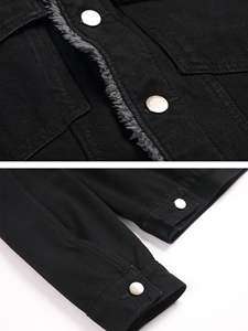 แจ็คเก็ตยีนส์เคลือบลายพรางแบบยูนิเซ็กซ์ สไตล์วินเทจ แขนยาว ทรงหลวม กันน้ำ กันลม มีกระเป๋าหลายช่องด้านหน้า - Product Image 2