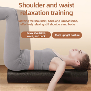 Rodillo de Espuma EPP de Alta Densidad AOFIT, Firme, <span class=keywords><strong>para</strong></span> Masajes, <span class=keywords><strong>Yoga</strong></span>, Ejercicio, Portátil, Largo y Sólido - Product Image 3