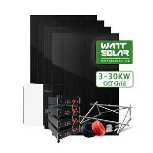 Systèmes solaires hors réseau 10kw onduleur solaire complet système d'énergie solaire pour la maison systèmes d'énergie solaire système solaire alimentation domestique