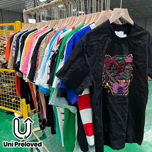 Camisetas <span class=keywords><strong>de</strong></span> Marca <span class=keywords><strong>de</strong></span> Segunda Mano F4 al por Mayor, Ropa Barata a Granel, Manga Corta, Estilo Casual Urbano, Suministro <span class=keywords><strong>de</strong></span> Fábrica China, Muestra en 7 Días - Product Image 2