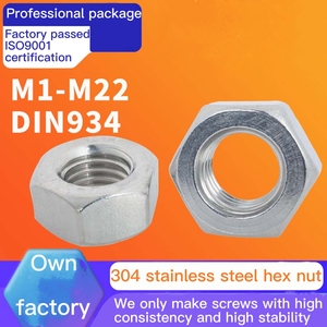 Trung Quốc nhà máy tobo Hex <span class=keywords><strong>Nuts</strong></span> <span class=keywords><strong>ISO</strong></span> <span class=keywords><strong>4033</strong></span> - 1999 M5 M6 M8 M9 M10 M12 SS304 cho ngành công nghiệp - Product Image 5