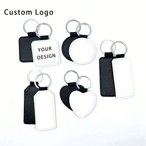 Decoraciones Ecológicas para Llaveros en Formas Personalizadas, de Acero Inoxidable y Cuero PU para Diversas Ocasiones - Product Image 1