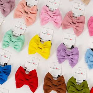 Set di 2 Elastici per Capelli con Fiocco per Bambini, Alta Elasticità, Colori Caramella, Fasce per Capelli per Bambini - Product Image 1