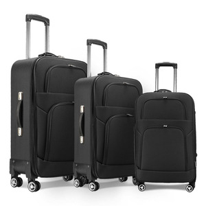 Ensemble de bagages <span class=keywords><strong>souples</strong></span> de plusieurs tailles, plusieurs couleurs, au prix de gros, valise en tissu Oxford, sac à roulettes silencieux à roulettes - Product Image 5