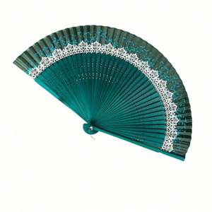 Éventail pliant portable de 21 cm en soie de style japonais, coloré et tendance, en bambou, pour la décoration intérieure et la photographie - Product Image 4