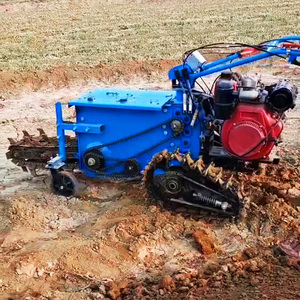 Mini-trancheuse hydraulique à chaîne alimentée par un moteur diesel pour la pose <span class=keywords><strong>de</strong></span> câbles et l'installation <span class=keywords><strong>de</strong></span> canalisations d'irrigation agricole - Product Image 6