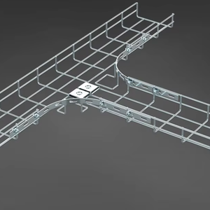 รางเคเบิลเหล็กคาร์บอนชุบสังกะสีแบบตาข่ายเจาะรู สำหรับจัดการท่อโลหะในงานก่อสร้างอุตสาหกรรม ความจุ 30 ชิ้น - Product Image 1
