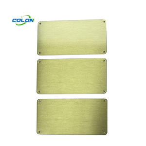 منتجات النقش بالليزر قطع لوحة أسماء فارغة ليزر طباعة مخصصة الفولاذ المقاوم للصدأ بطاقة الأعمال المعدنية السوداء شخصية - Product Image 3