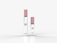 Petit échantillon flacon de parfum rectangulaire carré de 10ml 15ml 20 ml flacon de parfum mini flacon vaporisateur de parfum rose