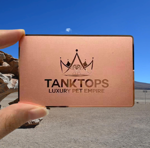 Tarjetas de Visita Personalizadas de Acero Inoxidable con Espejo de Lujo, Tarjetas de Metal Personalizadas - Product Image 3
