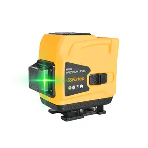 Gsfixtop chuyên nghiệp ngoài trời kiểm soát chính xác 4 trong 1 sử dụng Mini leveler đứng trong 360 rotatingl LCD thấp mức laser 3D