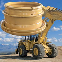 Pour chargeuses sur pneus et camions-bennes KALMAR/HYSTER/SANY/BELAZ/DOOSAN/Anchises, jante de 25 pouces 25-13.00/2.0 compatible avec pneu OTR 16.00R25