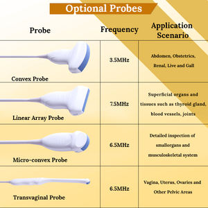 Ultrassom <span class=keywords><strong>Doppler</strong></span> Colorido Portátil 3D com Tela HD de 15 Polegadas e Sonda Convexa para Uso Humano, Veterinário, Obstétrico, Ginecológico e Cardíaco - Product Image 6