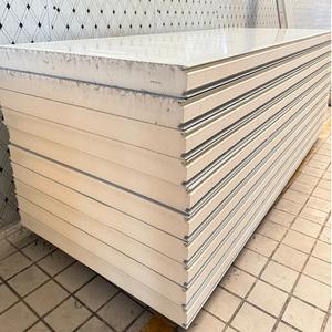 Pu Cách Điện Polyurethane Bánh Sandwich Bên Ngoài Bức Tường Bảng Điều Chỉnh Cho Kho Lạnh PIR Mái Nhà Và Tấm Tường Cách Nhiệt Rock - Product Image 2