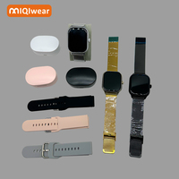 Wk97 Combo 2024 Nouvelle Série 9 Ensemble 7-en-1 Montre Connectée Sport 2 Jeux de Bracelets pour Hommes et Femmes