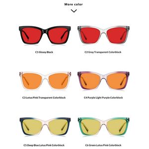 Lunettes anti-lumière bleue 100% - Cadre carré en TR90 noir unisexe - Léger - Bloque la lumière bleue - Vente en gros OEM - Mode - Haute qualité - Nouveau modèle - Logo personnalisé - Product Image 3