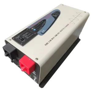 2000w peak power 6000w 220v ups inverter 12v dc 220v ac low frequency inverter with battery charger