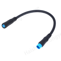 Câble d'extension Julet Ebike mâle-femelle 2/3/4/5/6 broches avec connecteur étanche pour affichage, accélérateur et frein