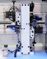 HUAHUA HH-706RLK-Laser300 nouveauté machine à plaquer les bords d'armoire de meubles double pot de colle machine à plaquer les bords au laser linéaire