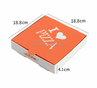 YIYANG Caja de Pizza Corrugada Negra Personalizada de Grado Alimenticio de 9 Pulgadas, Económica, en Paquete de Fábrica