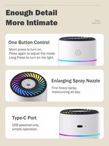 Humidifier Cool Mist <b>Diffusers</b> Ultrasonic Portable USB Mini Air Humidifier - Product Image 4