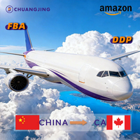 Service de fret aérien multimodal LCL DDP porte-à-porte des États-Unis vers l'entrepôt d'expédition Amazon FBA en Chine