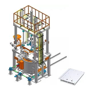 Máquina de fundición por gravedad de molde de Metal Boqiao Equipo de fundición de piezas de aluminio