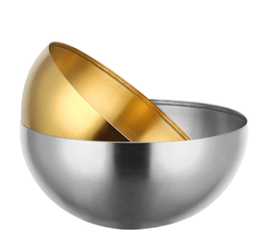 DFU0171 - Tazones para Ensalada de Acero Inoxidable, Tazón para Mezclar de Acero Inoxidable, Tazón Grande para Servir, para Mezclar, Cocinar, Hornear y Preparar - Product Image 1