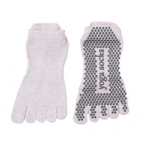 Custom Pilates <b>Grip</b> <b>Socks</b> New Yoga <b>Socks</b> for Spring Fitness Anti-slip Professional Women's Five-finger Pilates <b>Socks</b> - Product Image 1