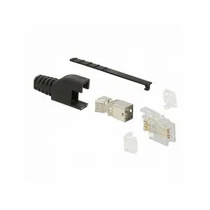 Accessory 2007312-1 Plug High Density Modular Connector 8p8c RJ Point Five Ethernet Position Shielded Cat5e IDC 20073121