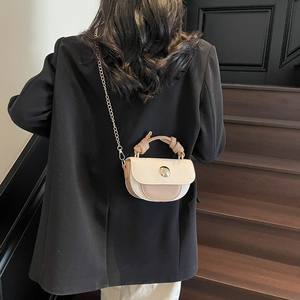 IStapromo Gifts Nouvelle Collection Printemps 2026 Sac pour femme, sacoche bandoulière mini à chaîne, couleur unie, texture simple - Product Image 6